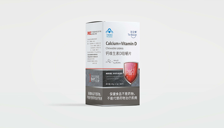【Tangbaokang】Calcium & Vitamin D Chewable Tablets